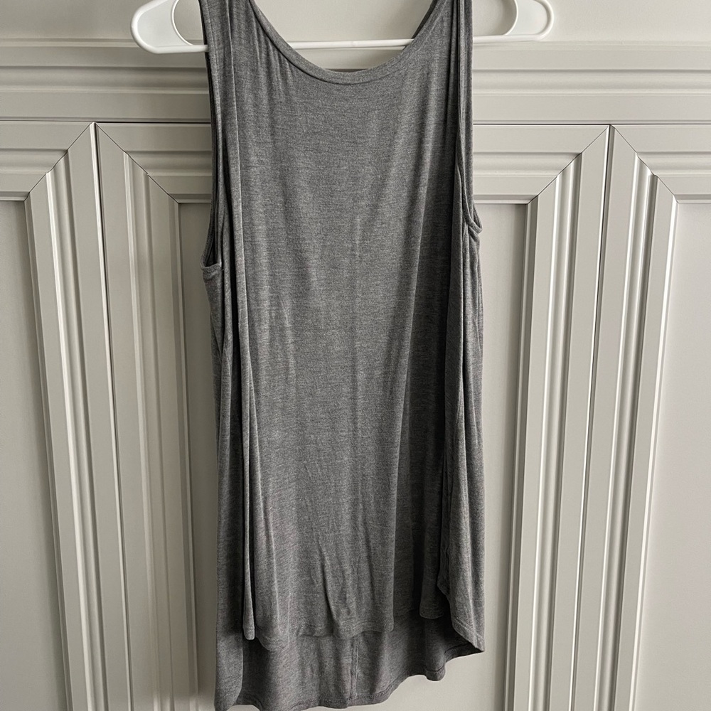 Old Navy Luxe Gray Sleeveless Women's Top